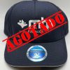 Gorra azul marino de visera curva con logotipo de Fundación MTP. AGOTADA.