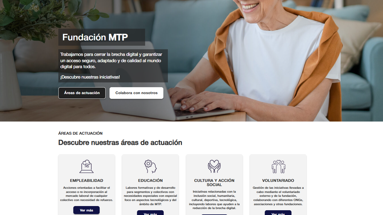 Nueva web Fundación MTP1